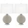 Color Plus Carrie 26 1/2" High Requisite Gray Table Lamps Set of 2