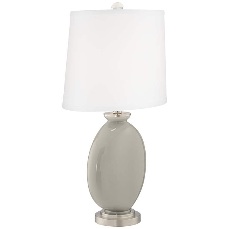 Image 3 Color Plus Carrie 26 1/2" High Requisite Gray Table Lamps Set of 2 more views