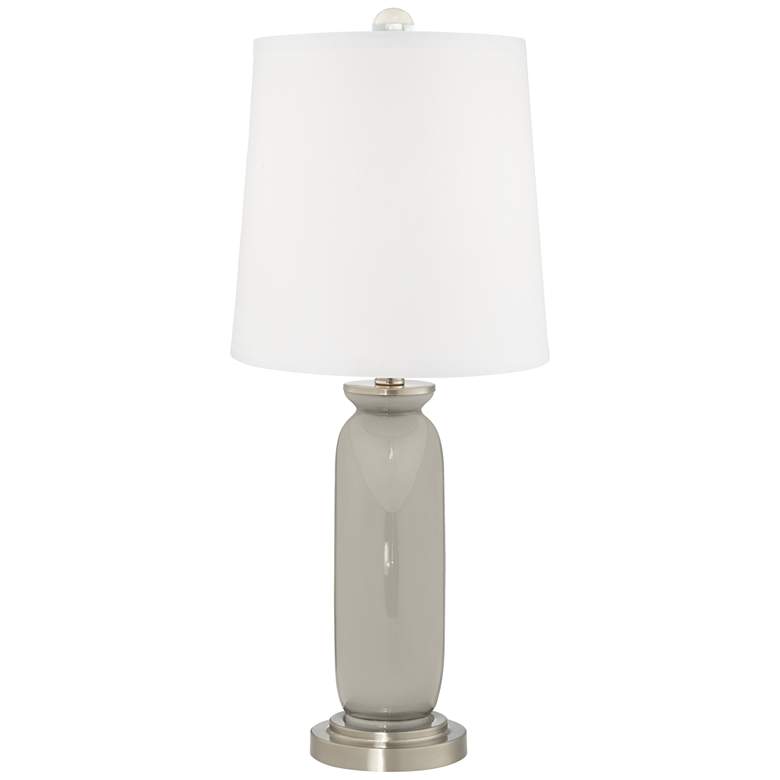 Image 4 Color Plus Carrie 26 1/2 inch High Requisite Gray Table Lamps Set of 2 more views