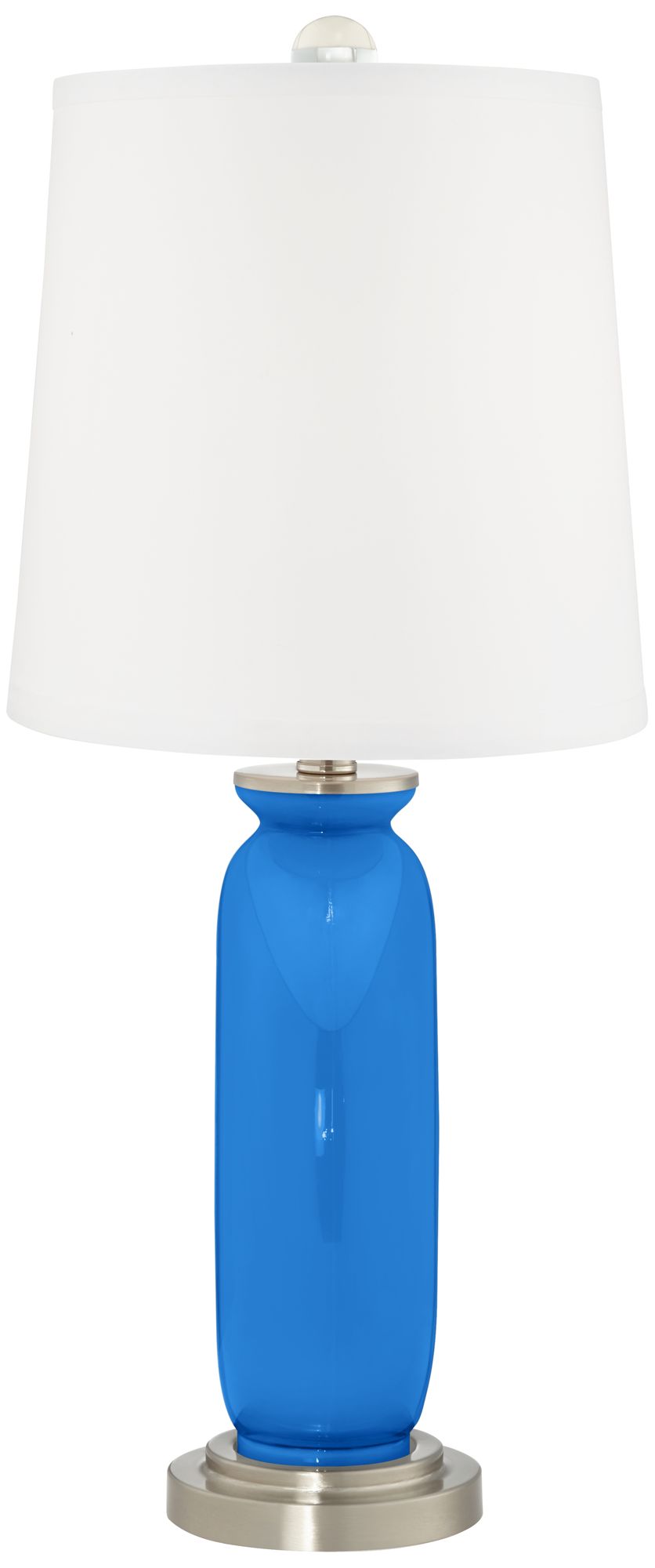 Image 4 Color Plus Carrie 26 1/2" High Royal Blue Table Lamps Set of 2 more views