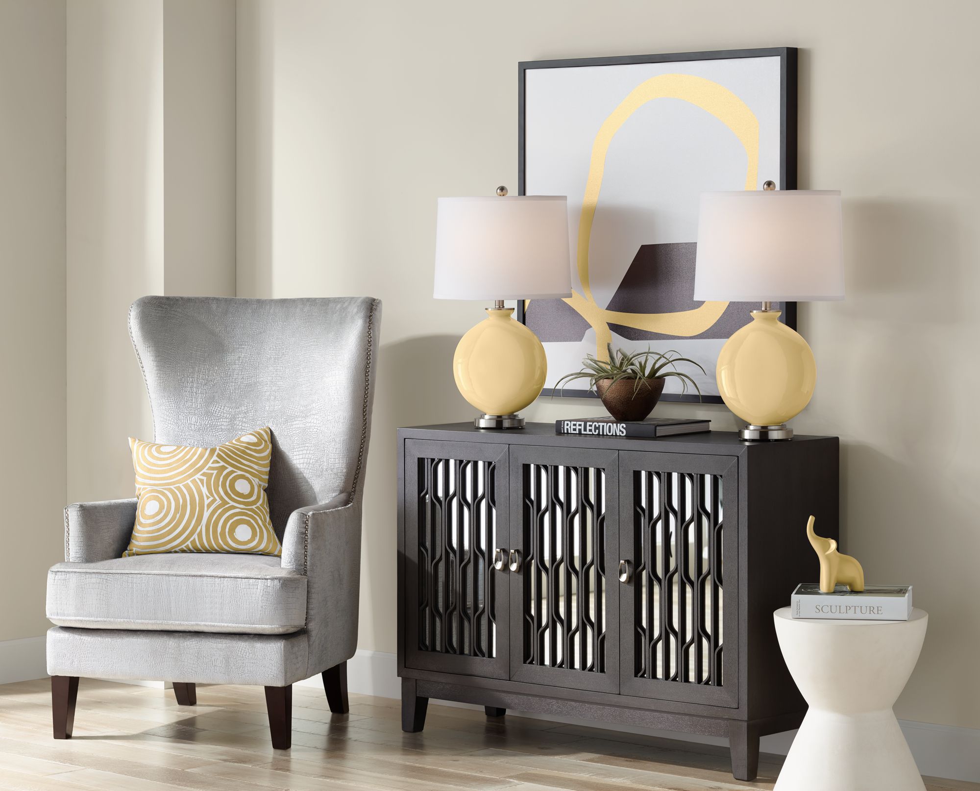 Image 5 Color Plus Carrie 26 1/2" Humble Gold Table Lamps Set of 2 more views