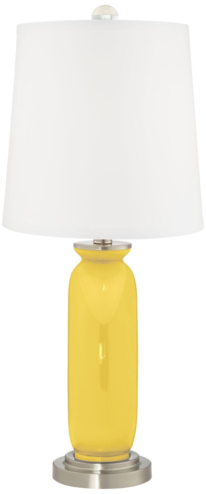 Image 4 Color Plus Carrie 26 1/2" Lemon Zest Table Lamps Set of 2 more views