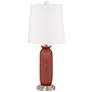 4_Color Plus Carrie 26 1/2" Madeira Red Table Lamps Set of 2 more views