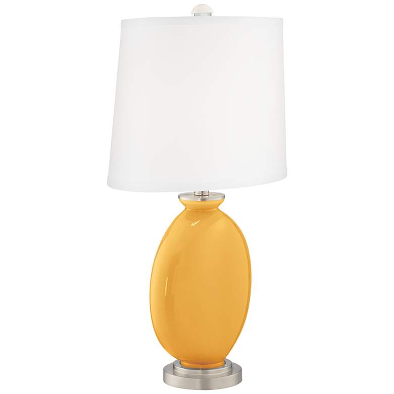 Image 3 Color Plus Carrie 26 1/2" Marigold Lamps Set of 2 with USB Dimmers more views