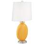 Color Plus Carrie 26 1/2" Marigold Lamps Set of 2 with USB Dimmers