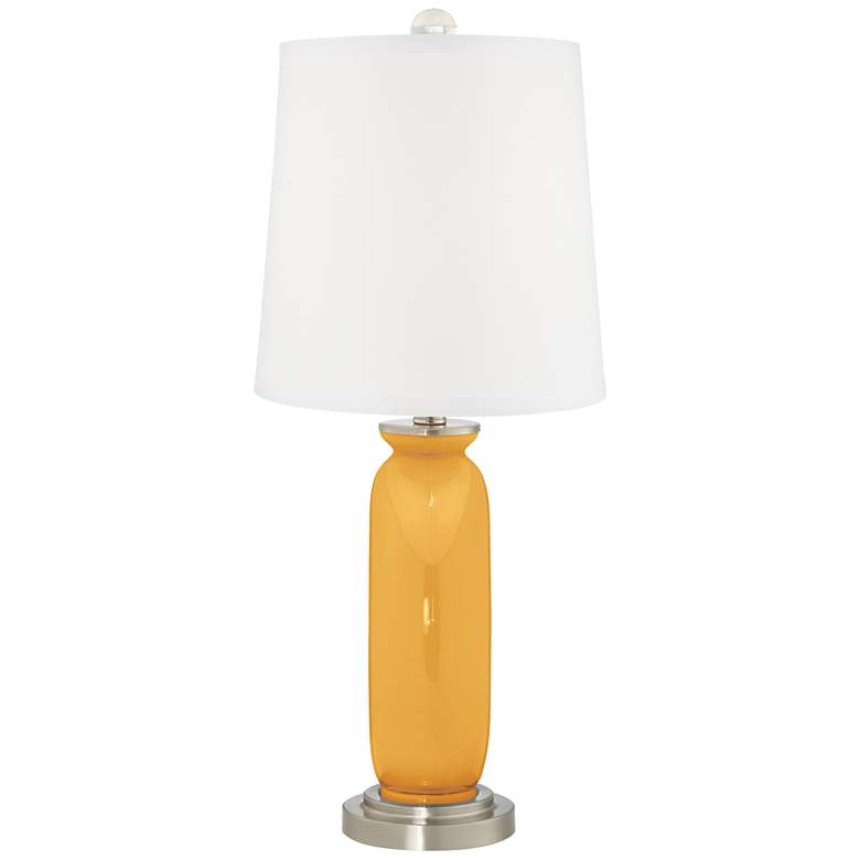 Image 4 Color Plus Carrie 26 1/2" Marigold Lamps Set of 2 with USB Dimmers more views