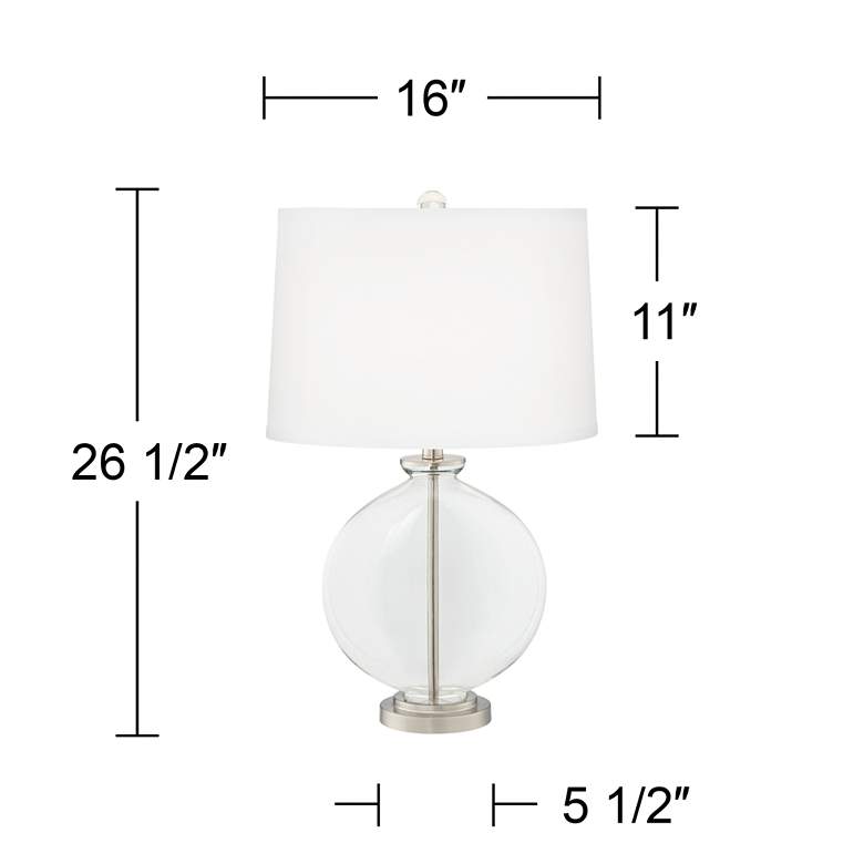 Image 6 Color Plus Carrie 26 1/2" Modern Fuchsia Pink Table Lamps Set of 2 more views