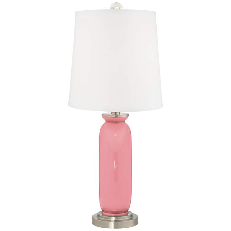 Image 4 Color Plus Carrie 26 1/2" Modern Haute Pink Table Lamps Set of 2 more views