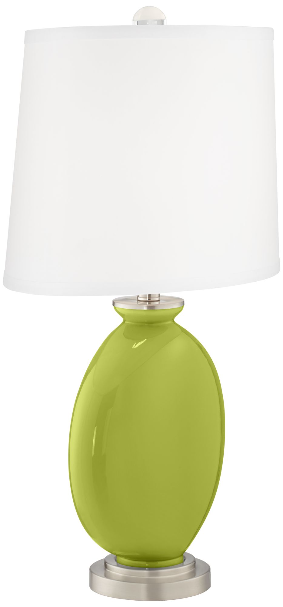 Image 3 Color Plus Carrie 26 1/2" Modern Parakeet Green Table Lamps Set of 2 more views