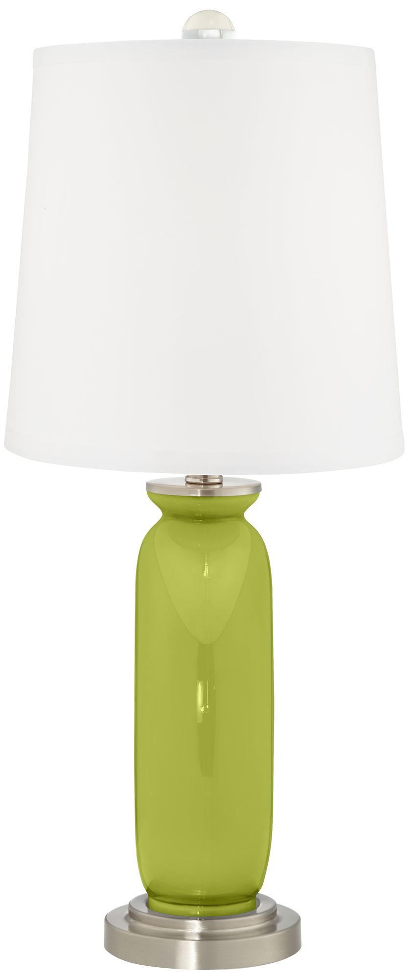 Image 4 Color Plus Carrie 26 1/2" Modern Parakeet Green Table Lamps Set of 2 more views