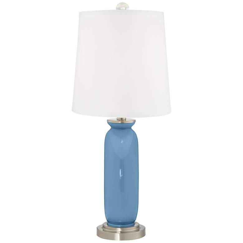 Image 4 Color Plus Carrie 26 1/2 inch Modern Secure Blue Table Lamps Set of 2 more views
