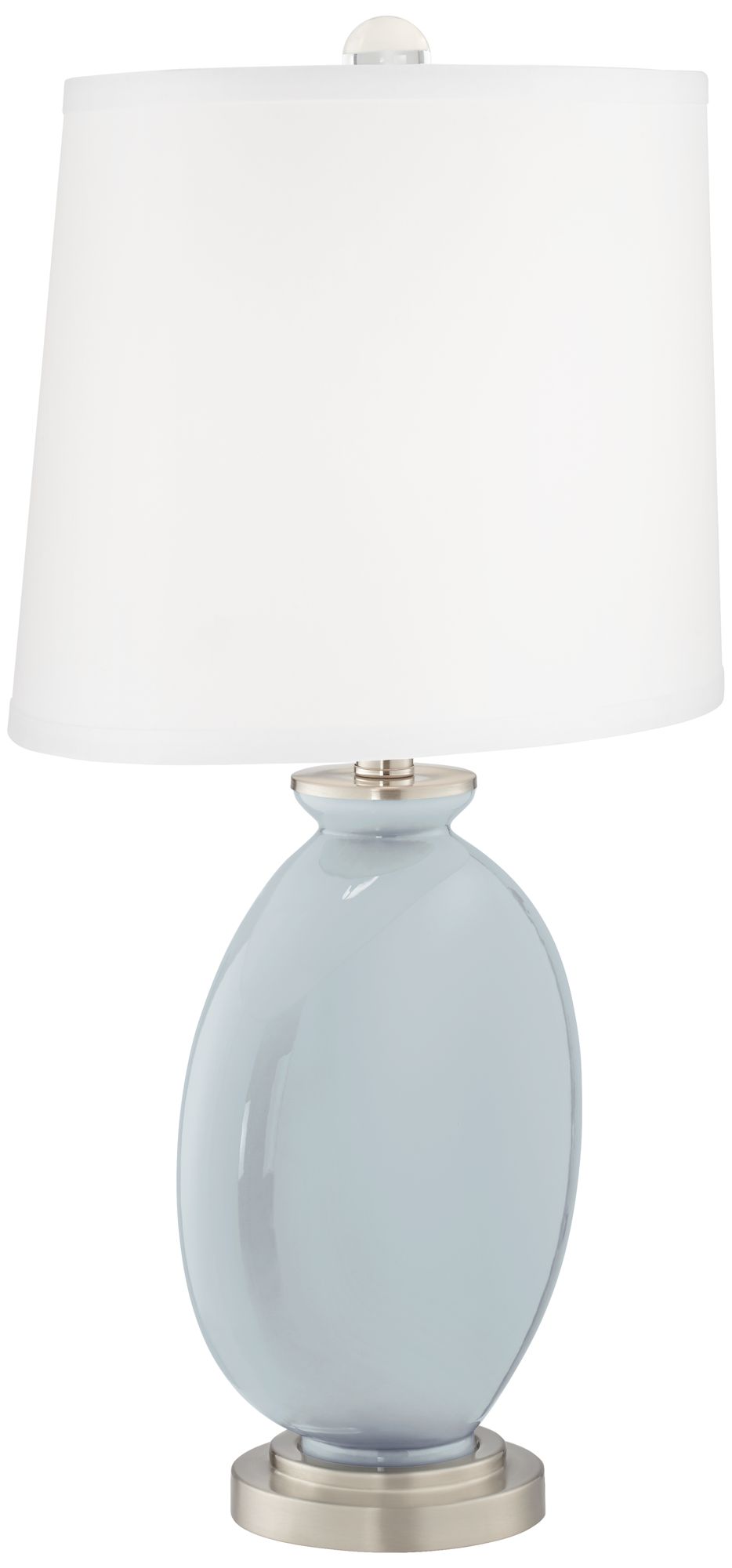 Image 3 Color Plus Carrie 26 1/2" Modern Take Five Blue Table Lamps Set of 2 more views