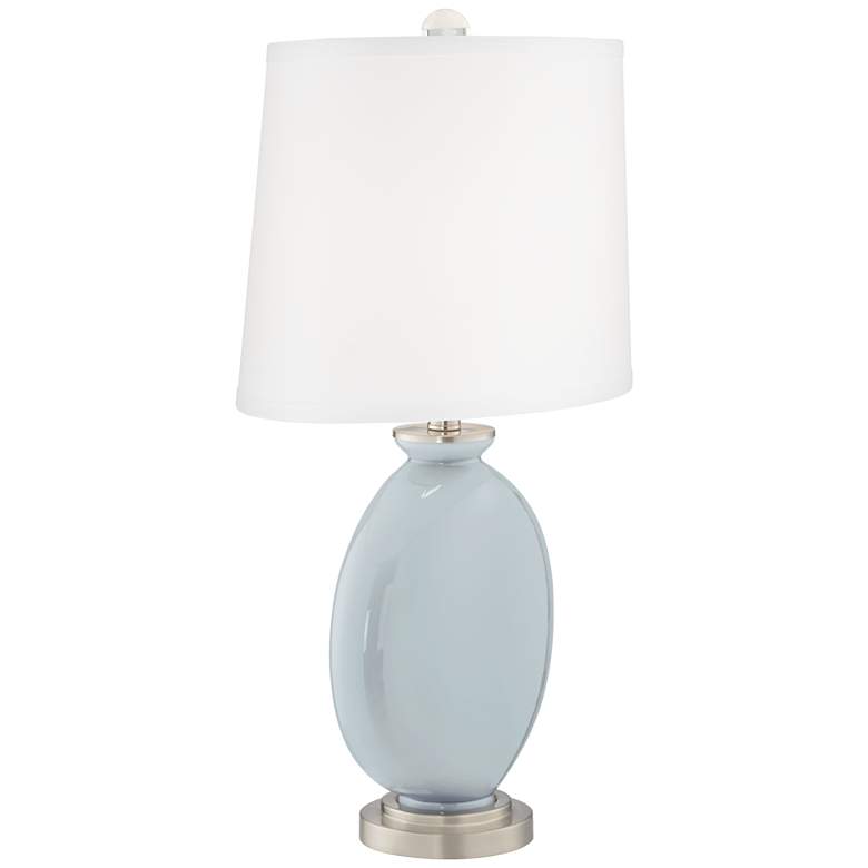 Image 3 Color Plus Carrie 26 1/2" Modern Take Five Blue Table Lamps Set of 2 more views