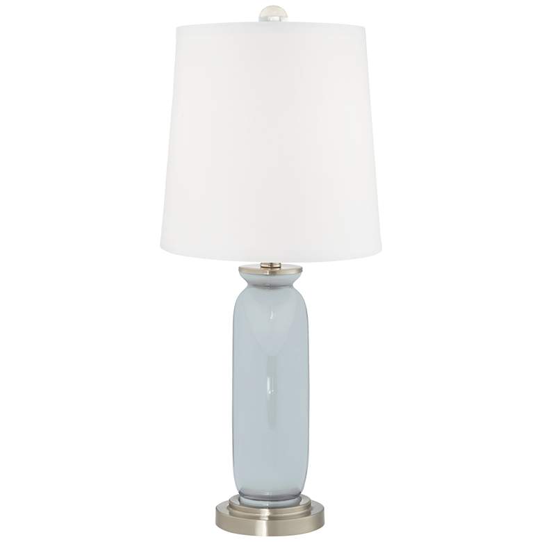 Image 4 Color Plus Carrie 26 1/2" Modern Take Five Blue Table Lamps Set of 2 more views