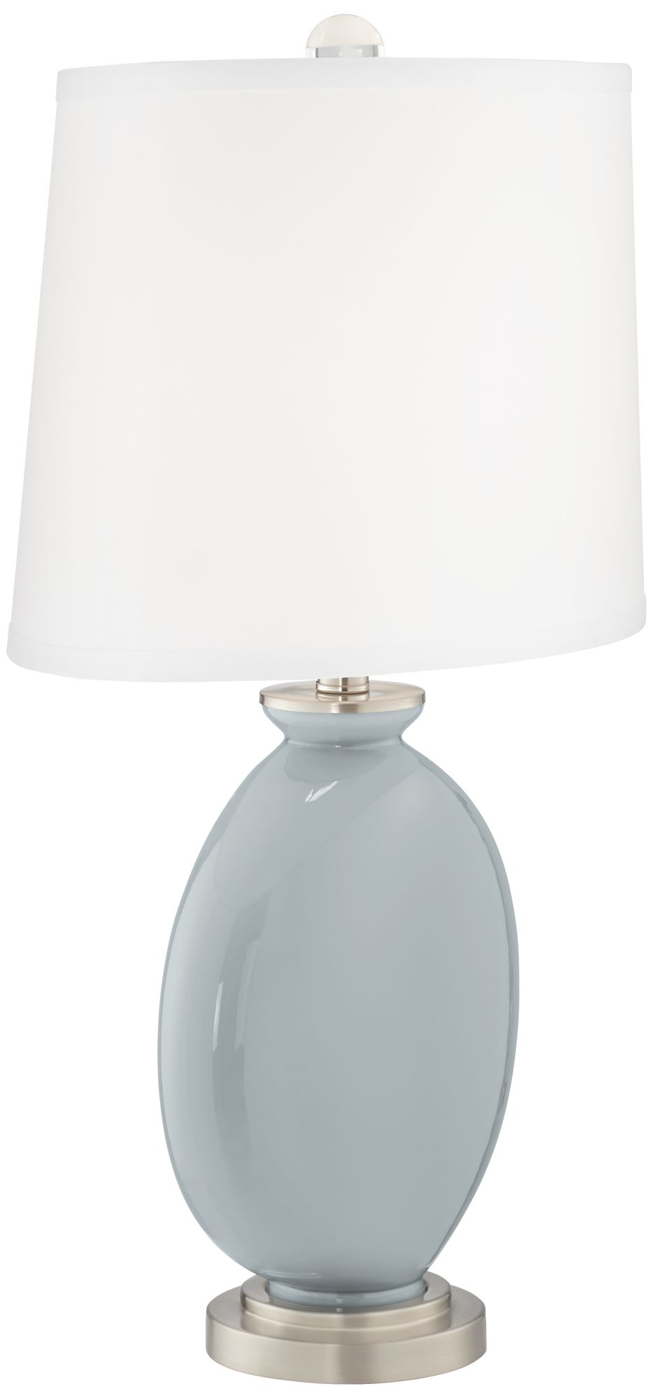 Image 3 Color Plus Carrie 26 1/2" Modern Uncertain Gray Table Lamps Set of 2 more views