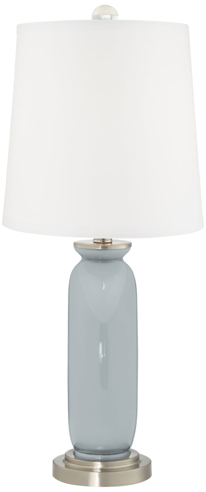 Image 4 Color Plus Carrie 26 1/2" Modern Uncertain Gray Table Lamps Set of 2 more views
