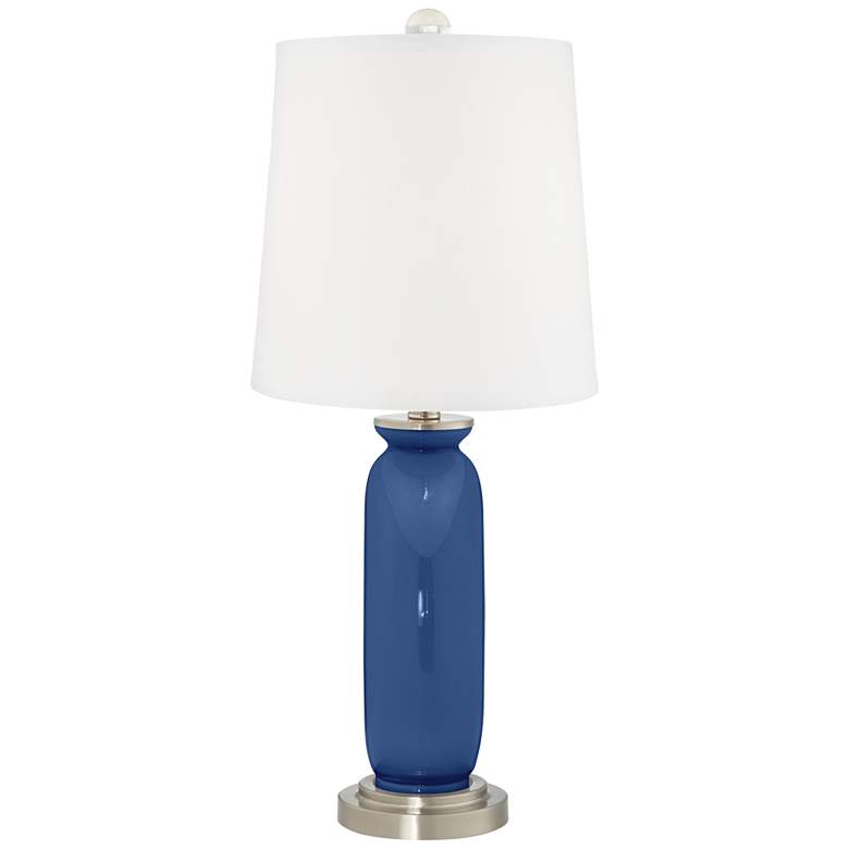Image 4 Color Plus Carrie 26 1/2" Monaco Blue Table Lamps Set of 2 more views