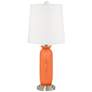 Thumbnail4 of Color Plus Carrie 26 1/2" Nectarine Orange Table Lamp Set of 2 more views