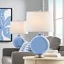 1_Color Plus Carrie 26 1/2" Placid Blue Table Lamps Set of 2