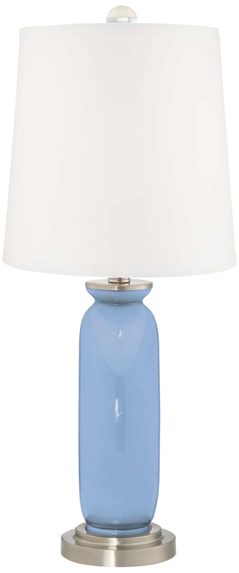 Image 4 Color Plus Carrie 26 1/2" Placid Blue Table Lamps Set of 2 more views