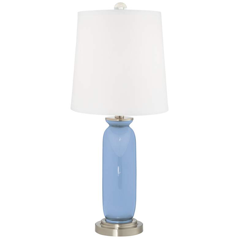 Image 4 Color Plus Carrie 26 1/2" Placid Blue Table Lamps Set of 2 more views