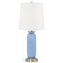 4_Color Plus Carrie 26 1/2" Placid Blue Table Lamps Set of 2 more views