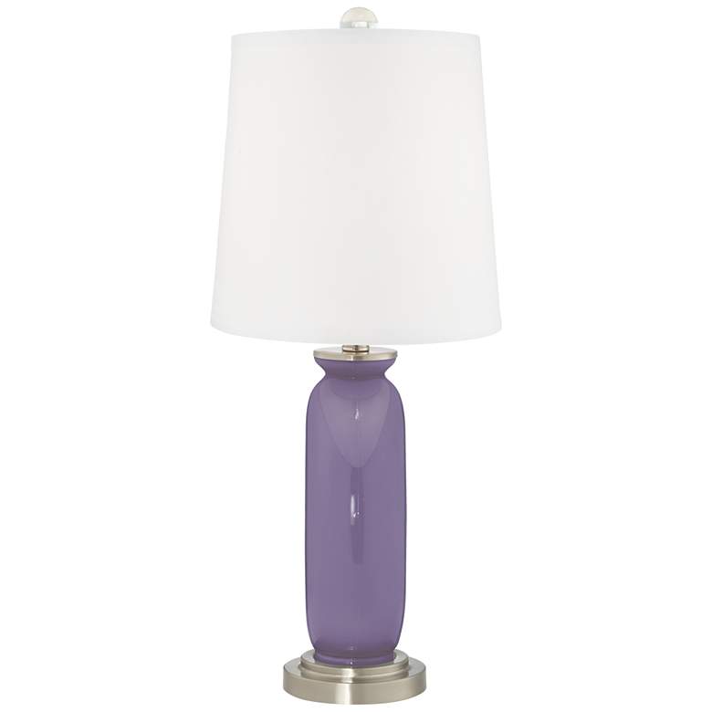 Image 4 Color Plus Carrie 26 1/2" Purple Haze Table Lamps Set of 2 more views