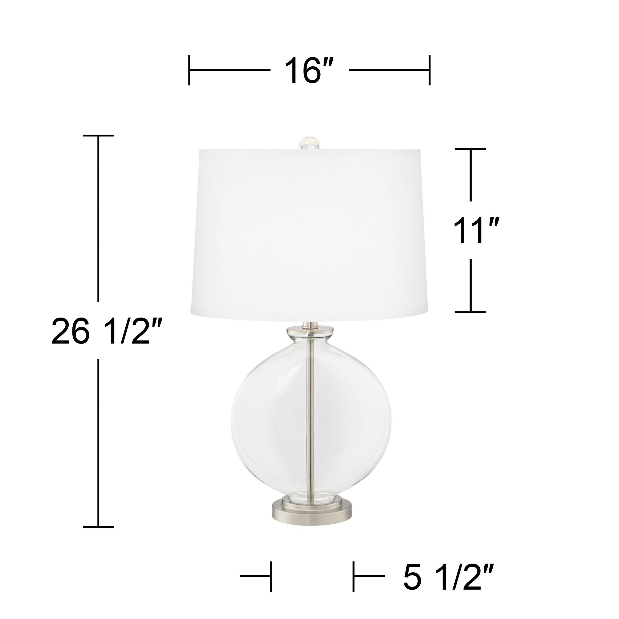 Image 6 Color Plus Carrie 26 1/2" Purple Haze Table Lamps Set of 2 more views