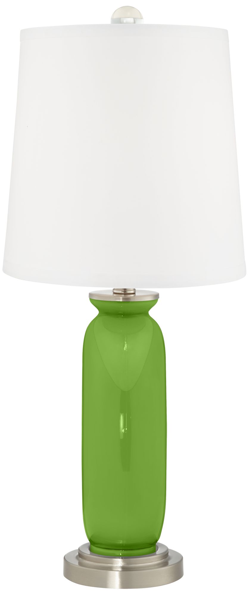 Image 4 Color Plus Carrie 26 1/2" Rosemary Green Table Lamps Set of 2 more views