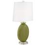Thumbnail3 of Color Plus Carrie 26 1/2" Rural Green Table Lamps Set of 2 more views