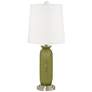 Thumbnail4 of Color Plus Carrie 26 1/2" Rural Green Table Lamps Set of 2 more views
