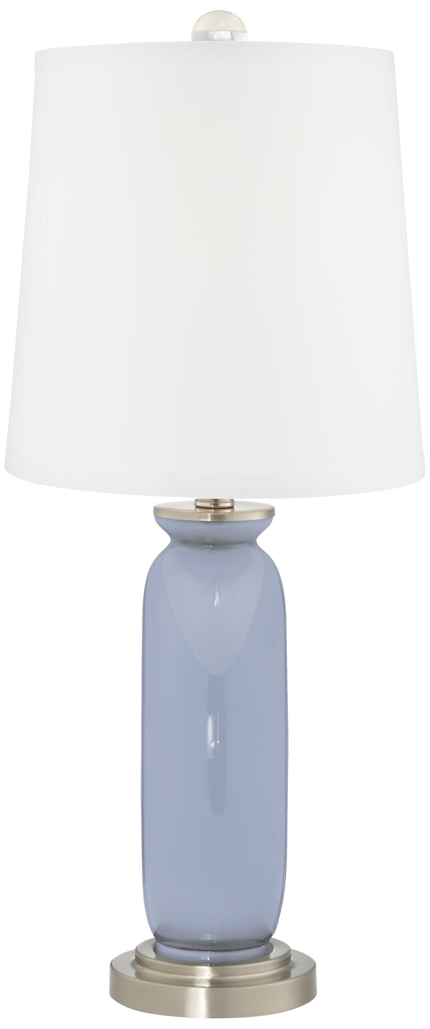 Image 4 Color Plus Carrie 26 1/2" Sky Blue Table Lamp Set of 2 more views