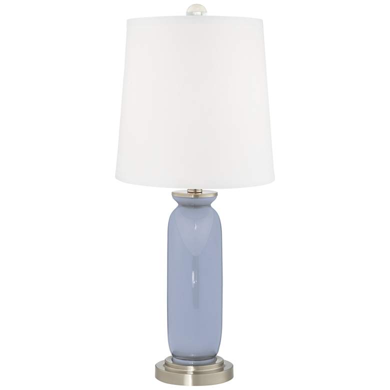 Image 4 Color Plus Carrie 26 1/2" Sky Blue Table Lamp Set of 2 more views