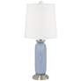 4_Color Plus Carrie 26 1/2" Sky Blue Table Lamp Set of 2 more views