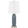 4_Color Plus Carrie 26 1/2" Smoky Blue Table Lamps Set of 2 more views