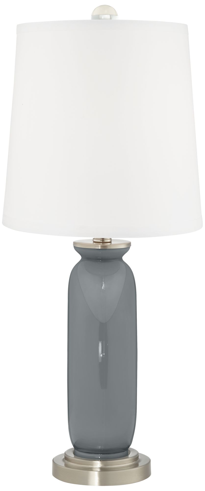 Image 4 Color Plus Carrie 26 1/2" Software Gray Table Lamps Set of 2 more views