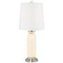 Color Plus Carrie 26 1/2" Steamed Milk White Table Lamps Set of 2