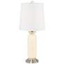 4_Color Plus Carrie 26 1/2" Steamed Milk White Table Lamps Set of 2 more views