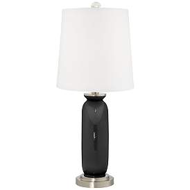 Image4 of Color Plus Carrie 26 1/2" Tricorn Black Table Lamps Set of 2 more views