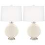 2_Color Plus Carrie 26 1/2" West Highland White Table Lamps Set of 2