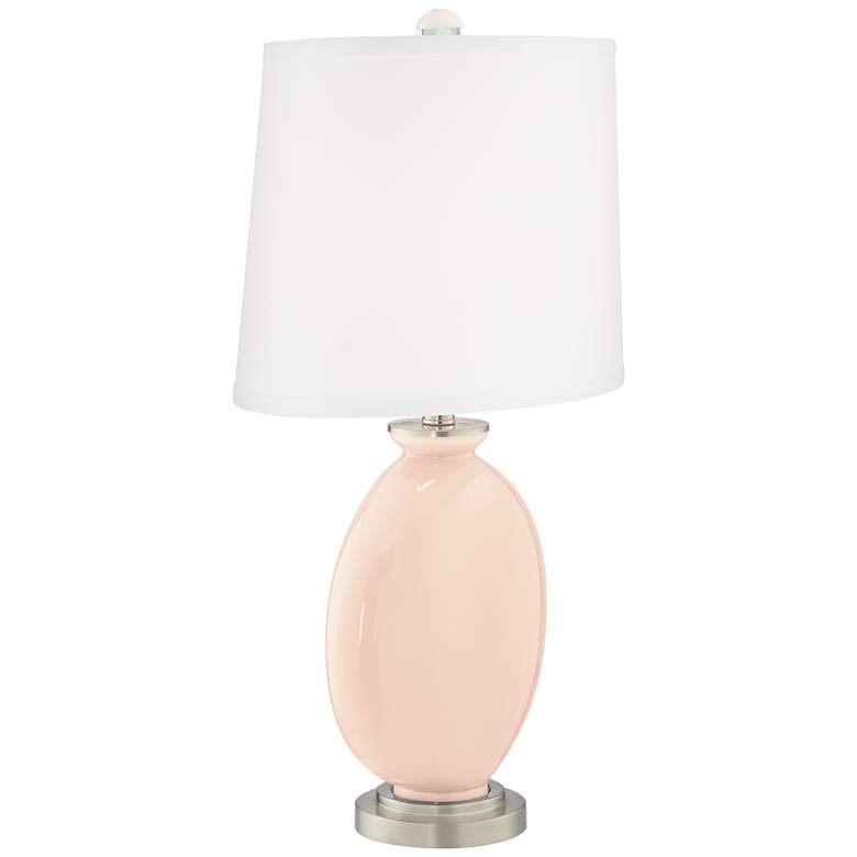 Image 3 Color Plus Carrie 26 1/2 Linen Pink Table Lamps Set of 2 more views