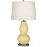2_Color Plus Double Gourd 28 3/4" Butter Up Yellow Table Lamp