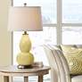 1_Color Plus Double Gourd 28 3/4" Butter Up Yellow Table Lamp