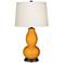 Color Plus Double Gourd 28 3/4" Carnival Orange Table Lamp