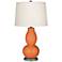Color Plus Double Gourd 28 3/4" Celosia Orange Table Lamp