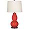 Color Plus Double Gourd 28 3/4" Cherry Tomato Red Table Lamp