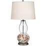 Color Plus Double Gourd 28 3/4" Clear Glass Fillable Table Lamp