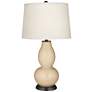 Color Plus Double Gourd 28 3/4" Colonial Tan Table Lamp in scene