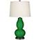 Color Plus Double Gourd 28 3/4" Envy Green Table Lamp