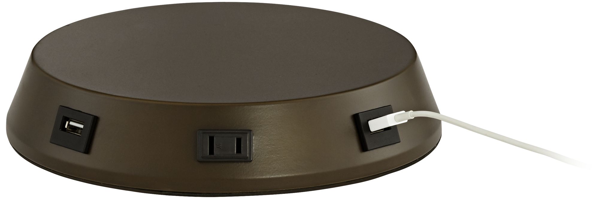 Image 5 Color Plus Double Gourd 28 3/4" Goldenrod Yellow Lamp with USB Base more views